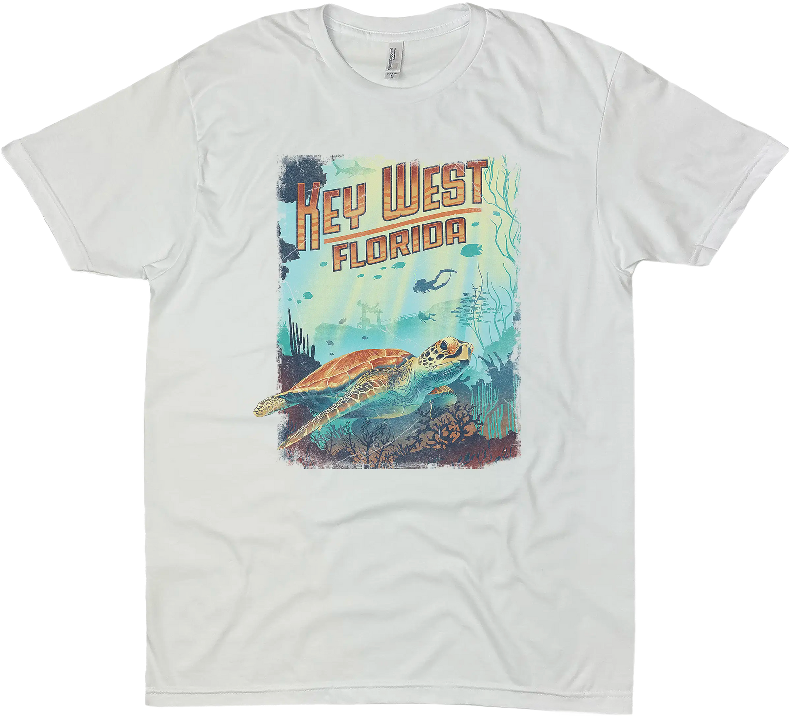 KEY WEST FLORIDA SOLID TEE