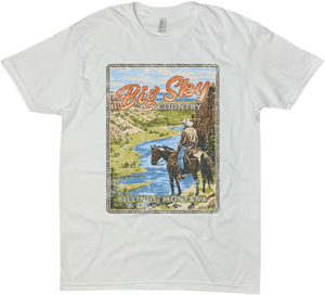 BIG SKY COUNTRY BILLINGS MONTANA SOLID TEE