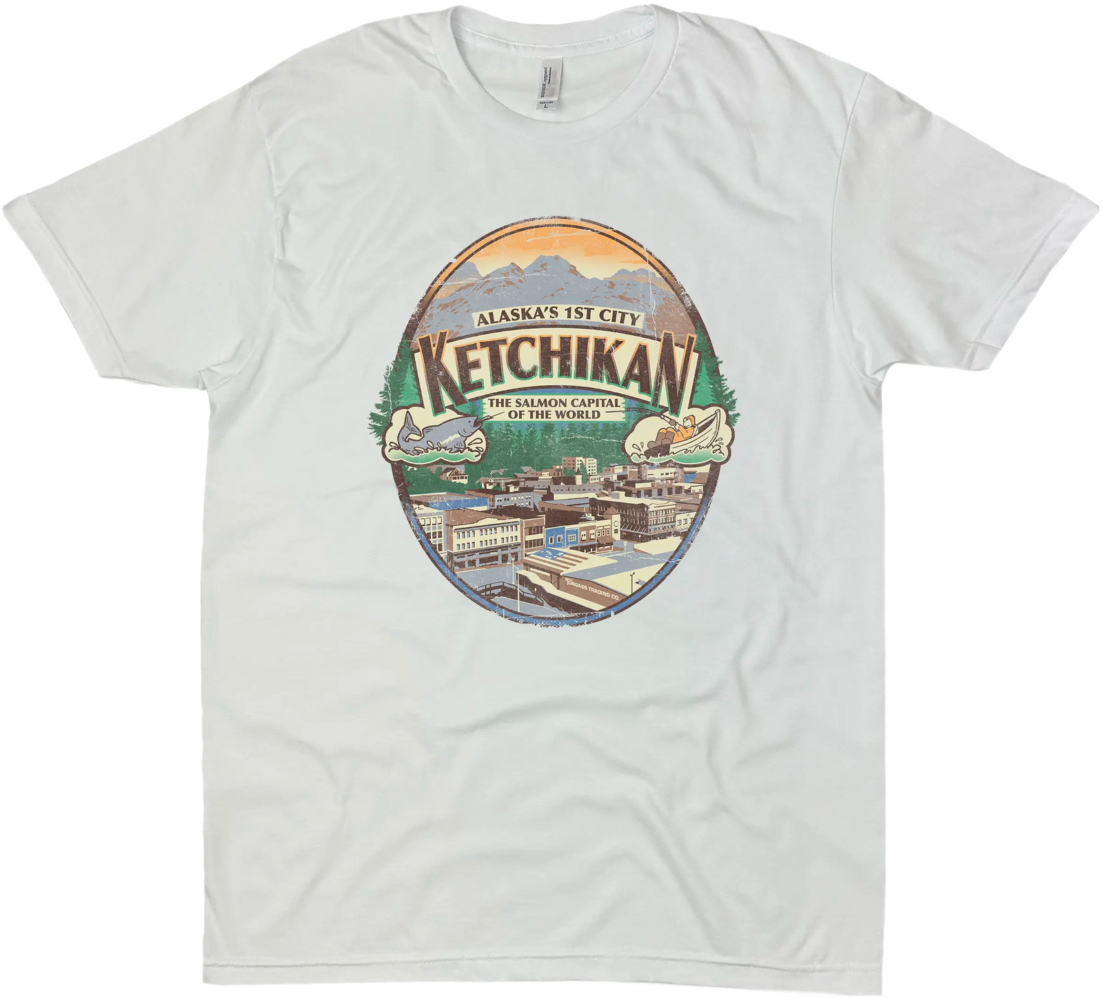 KETCHIKAN ALASKAS 1ST CITY SOLID TEE