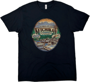 KETCHIKAN ALASKAS 1ST CITY SOLID TEE