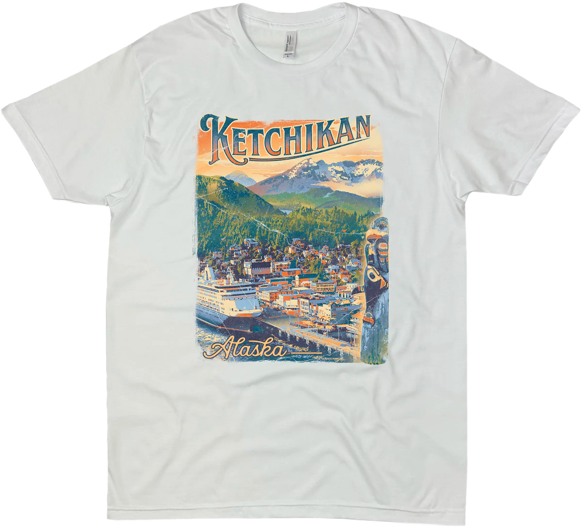 KETCHIKAN ALASKA SOLID TEE