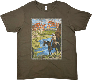 BIG SKY COUNTRY BILLINGS MONTANA SOLID TEE