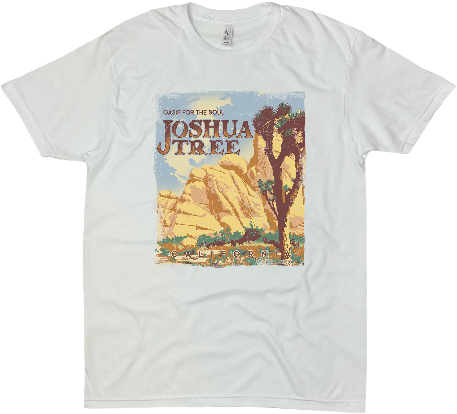 JOSHUA TREE CALIFORNIA OASIS FOR THE SOUL SOLID TEE