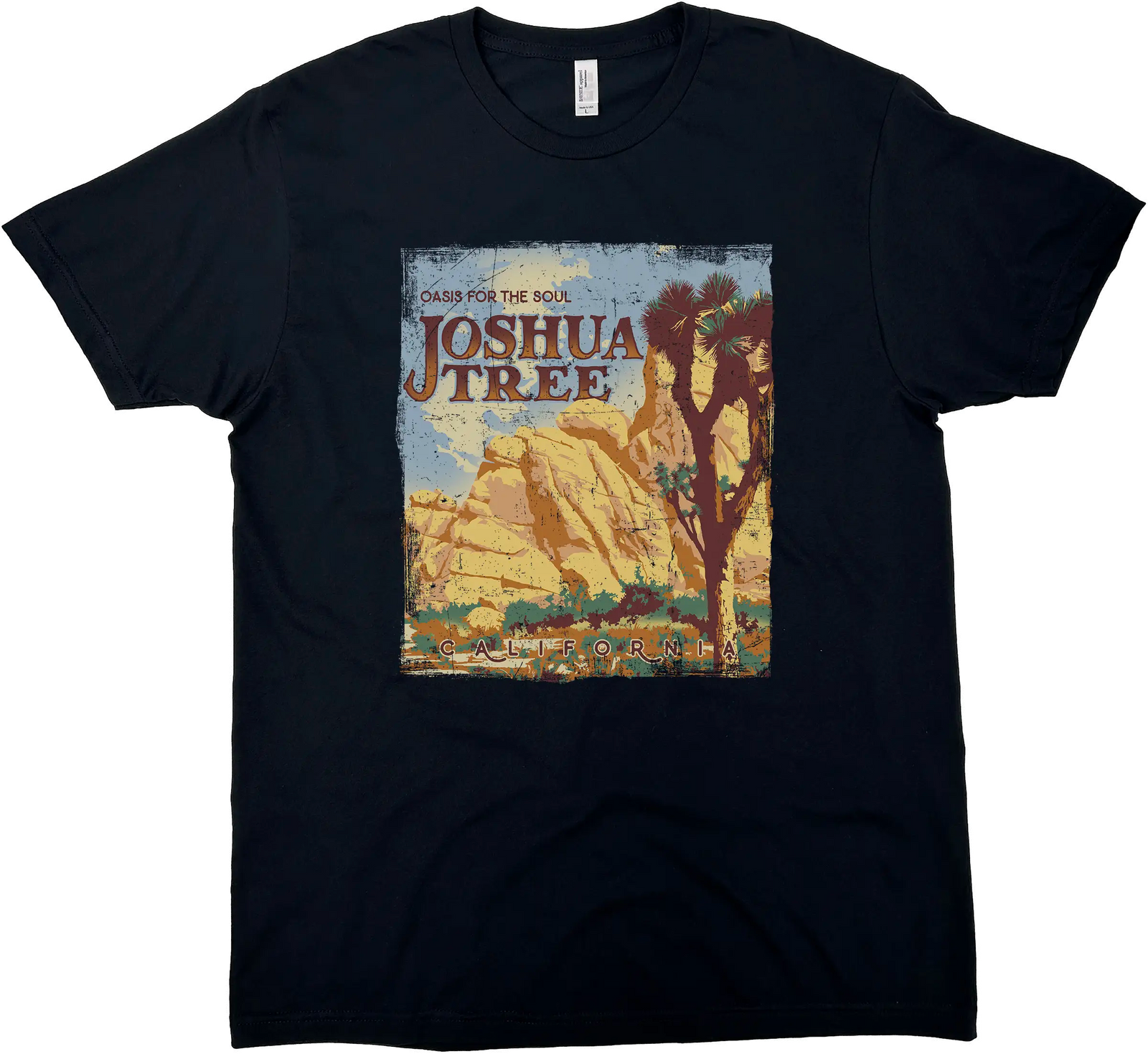 JOSHUA TREE CALIFORNIA OASIS FOR THE SOUL SOLID TEE