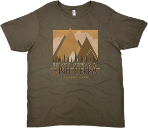HIGH SIERRA I BELONG HERE SOLID TEE
