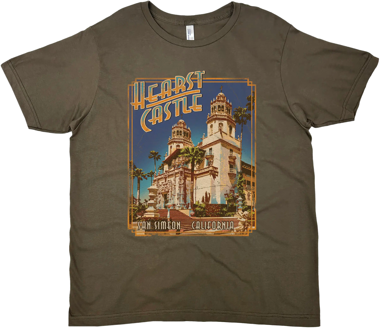 HEARST CASTLE CALIFORNIA SOLID TEE