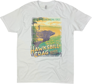 HAWKSBILL CRAG OZARK NATIONAL FOREST ARKANSAS SOLID TEE