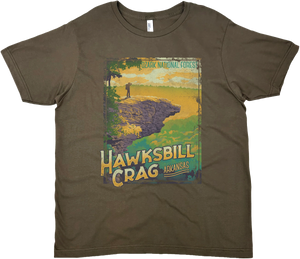 HAWKSBILL CRAG OZARK NATIONAL FOREST ARKANSAS SOLID TEE