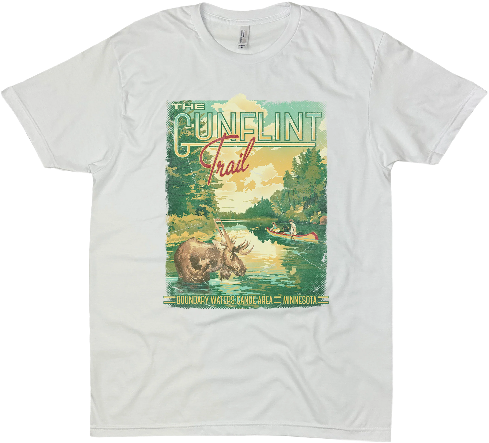 GUNFLINT TRAIL MINNESOTA SOLID TEE