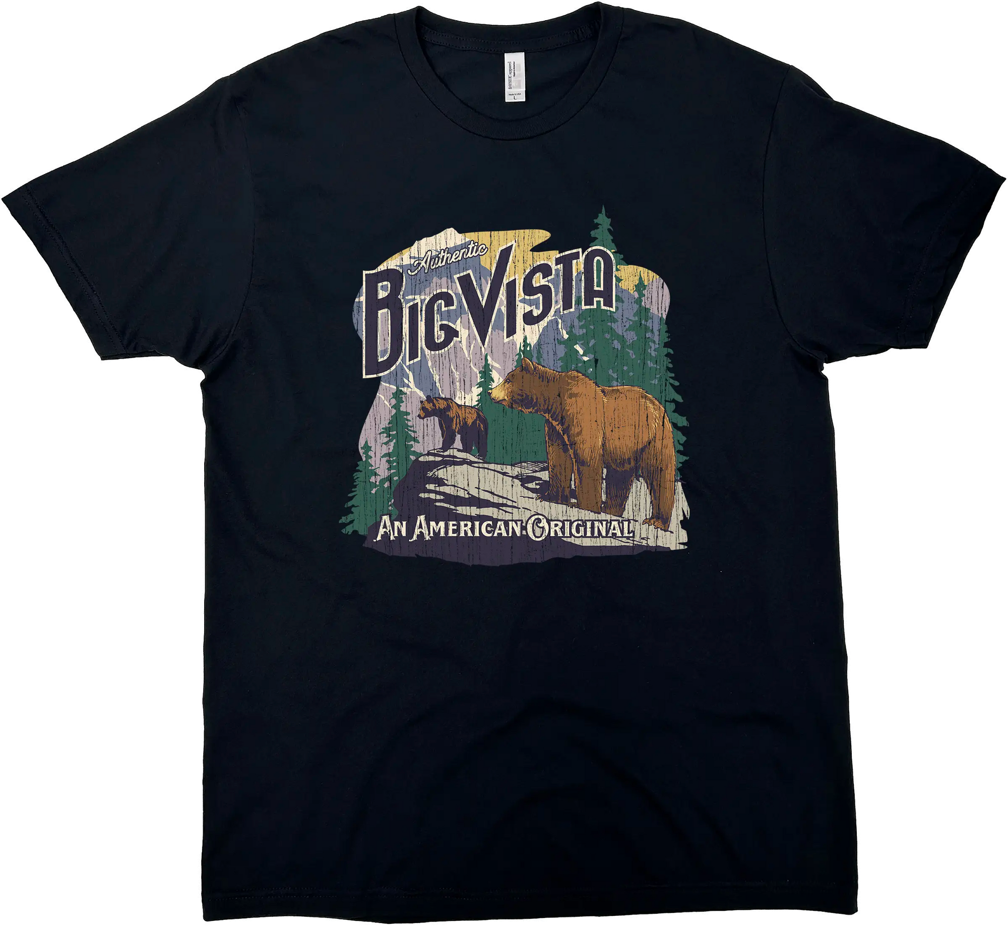 BIG VISTA BEARS SOLID TEE