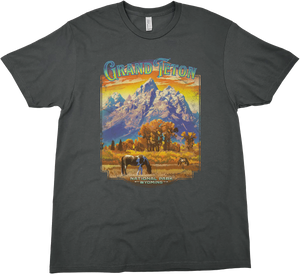 GRAND TETON NATIONAL PARK HORSE SOLID TEE