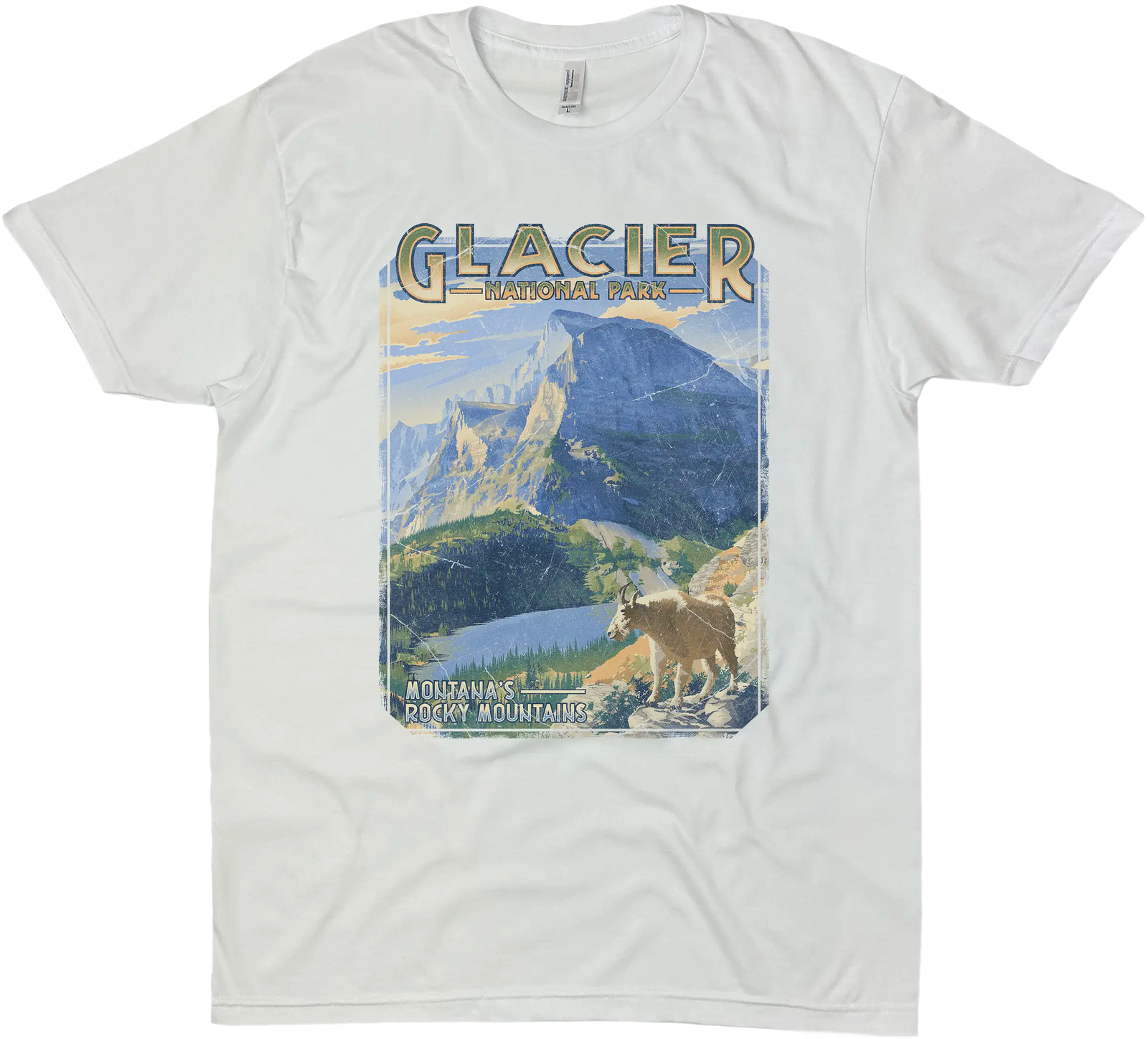 GLACIER NATIONAL PARK SOLID TEE
