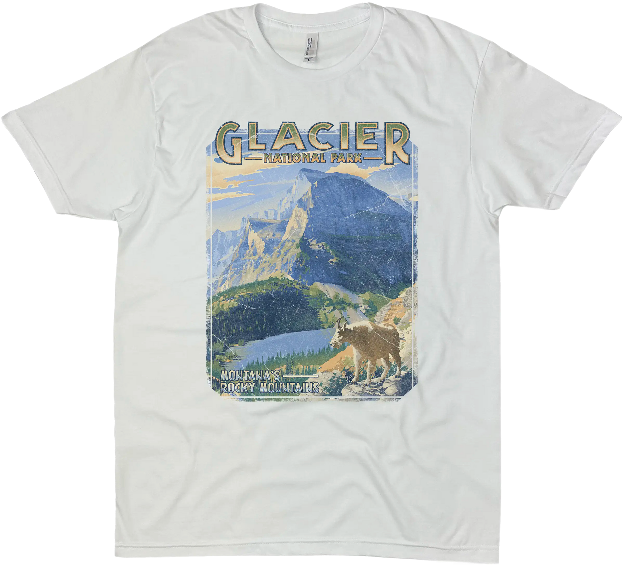 GLACIER NATIONAL PARK SOLID TEE