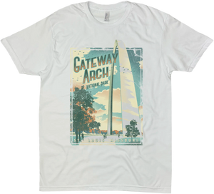 GATEWAY ARCH NATIONAL PARK MISSOURI SOLID TEE