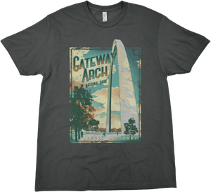 GATEWAY ARCH NATIONAL PARK MISSOURI SOLID TEE