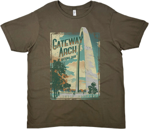 GATEWAY ARCH NATIONAL PARK MISSOURI SOLID TEE
