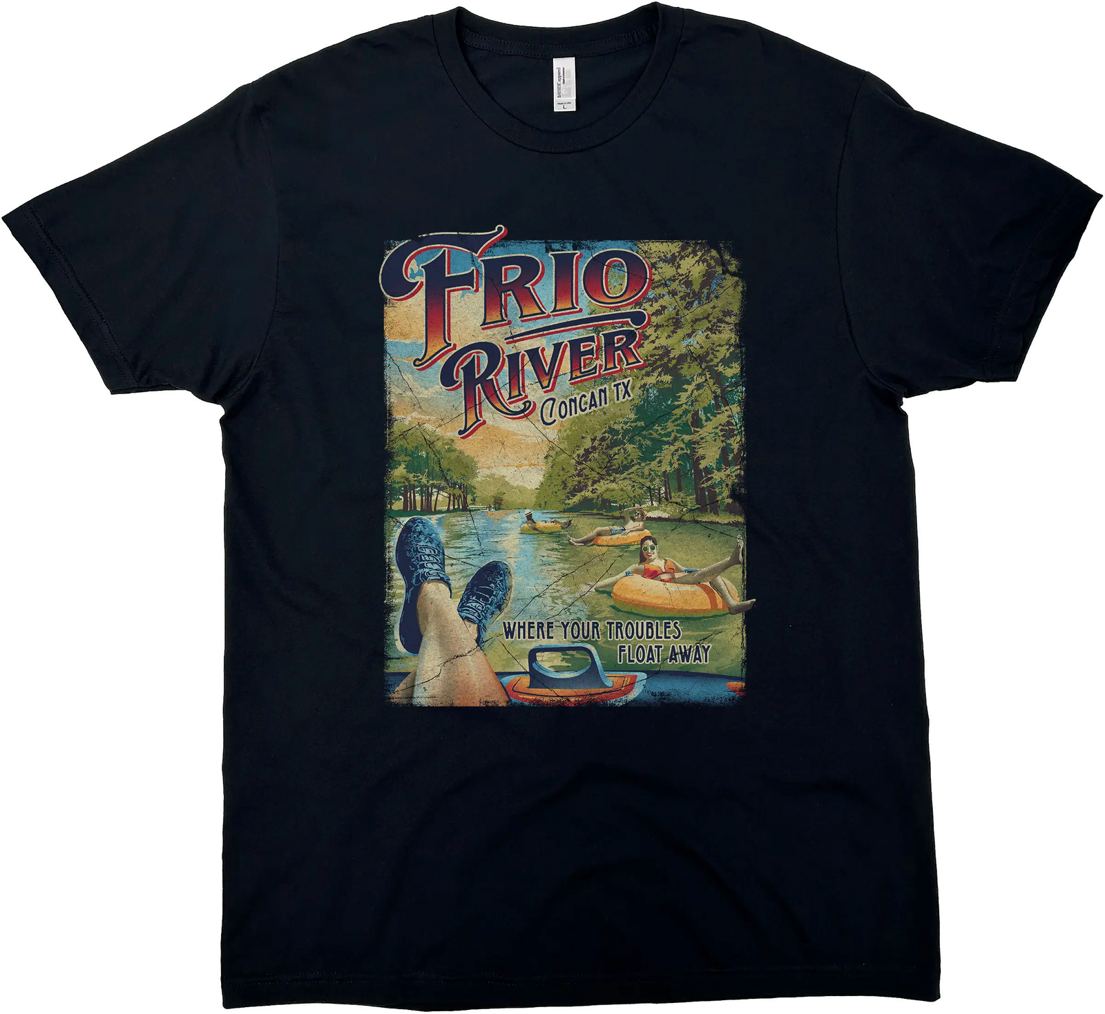 FRIO RIVER CONCAN TEXAS SOLID TEE