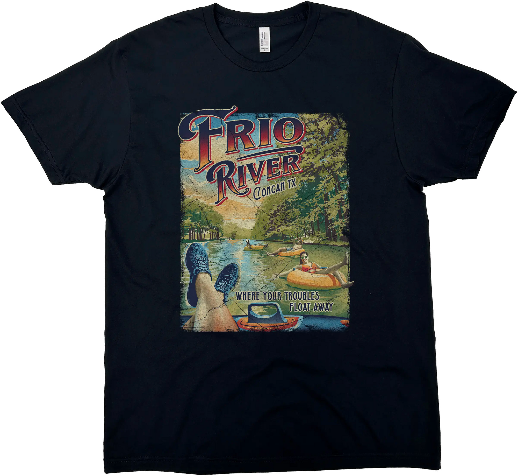 FRIO RIVER CONCAN TEXAS SOLID TEE
