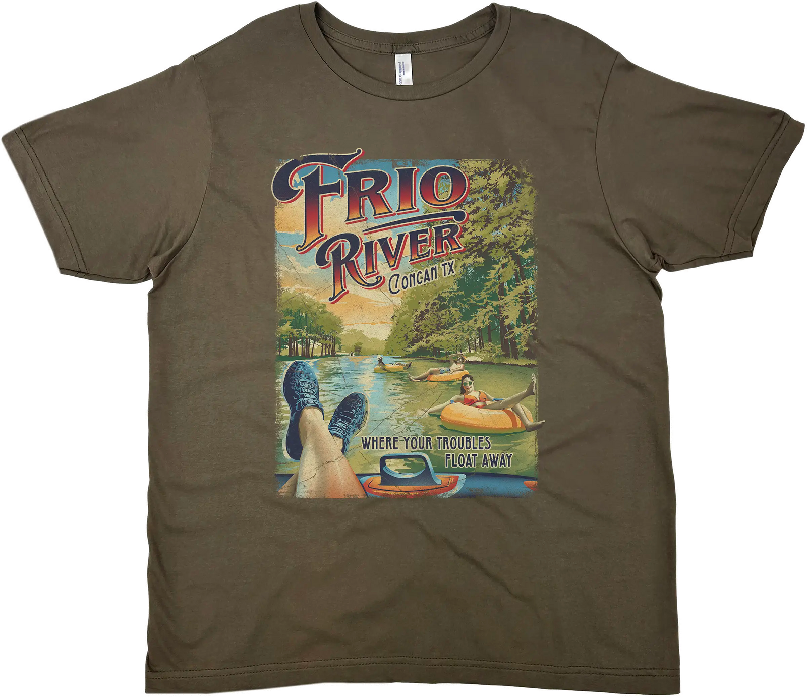 FRIO RIVER CONCAN TEXAS SOLID TEE