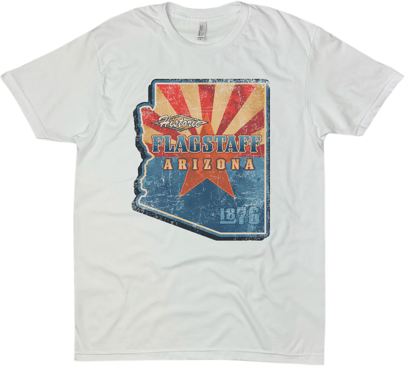 FLAGSTAFF AZ STATE SOLID TEE