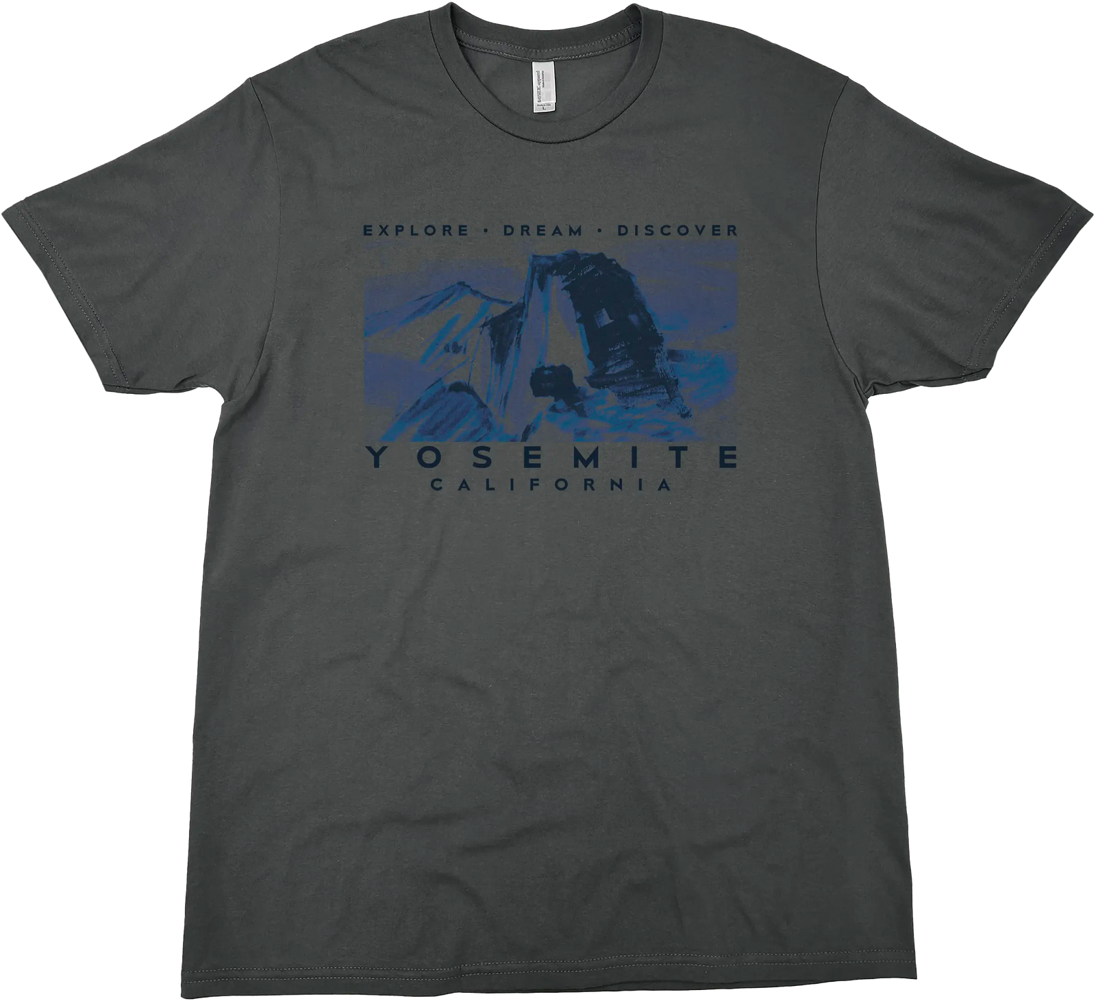 EXPLORE DREAM DISCOVER YOSEMITE CALIFORNIA SOLID TEE
