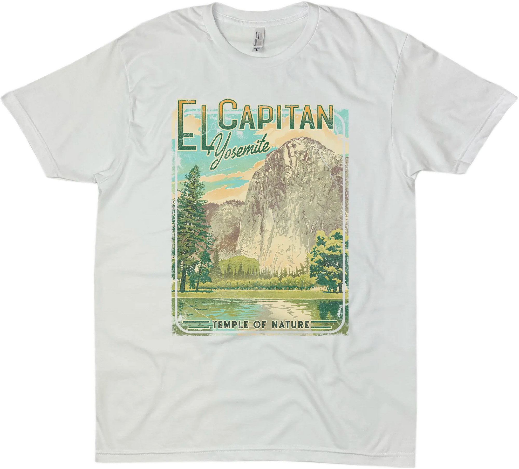 EL CAPITAN YOSEMITE NATIONAL PARK SOLID TEE