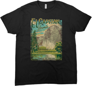 EL CAPITAN YOSEMITE NATIONAL PARK SOLID TEE