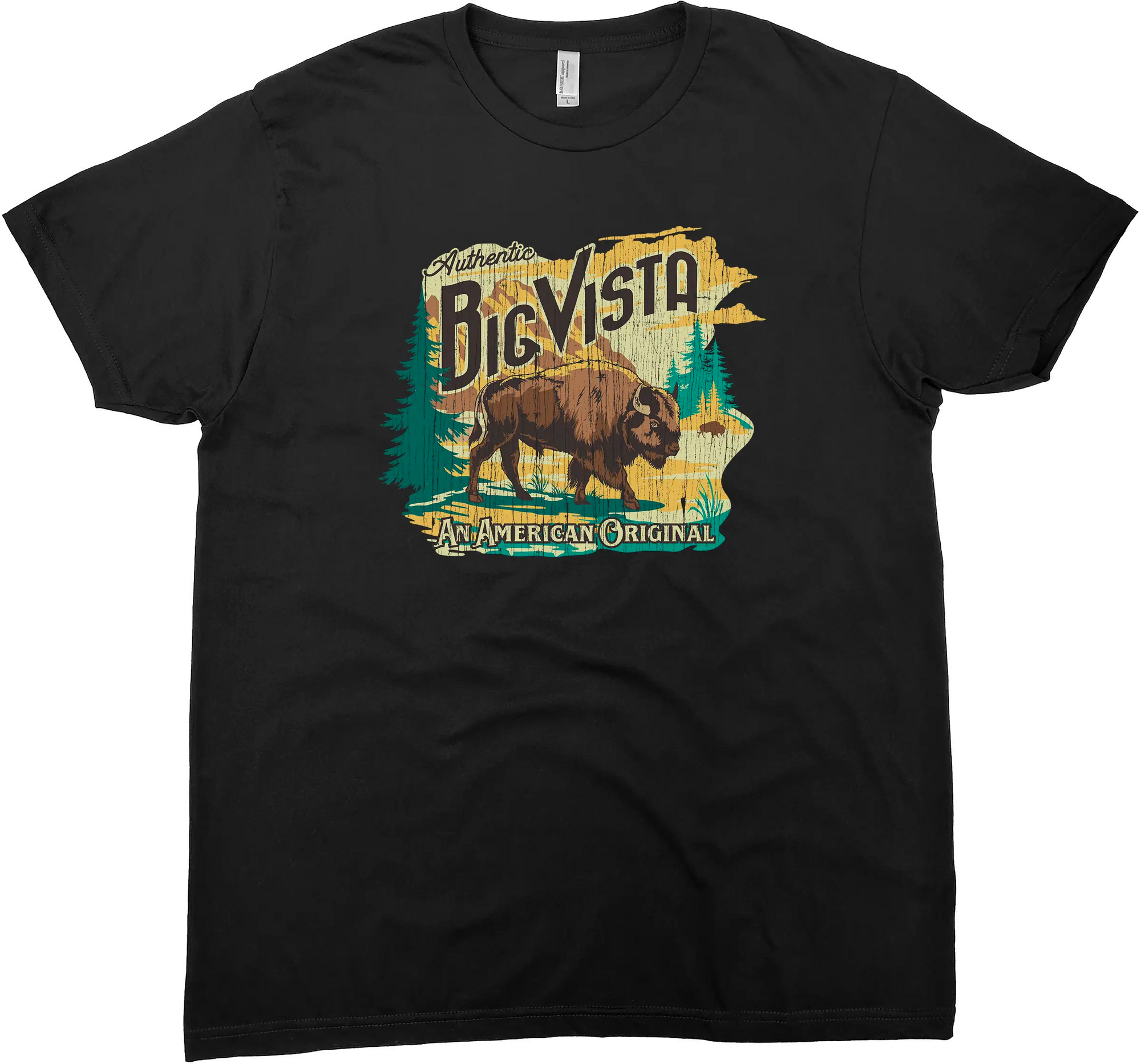 BIG VISTA BISON SOLID TEE