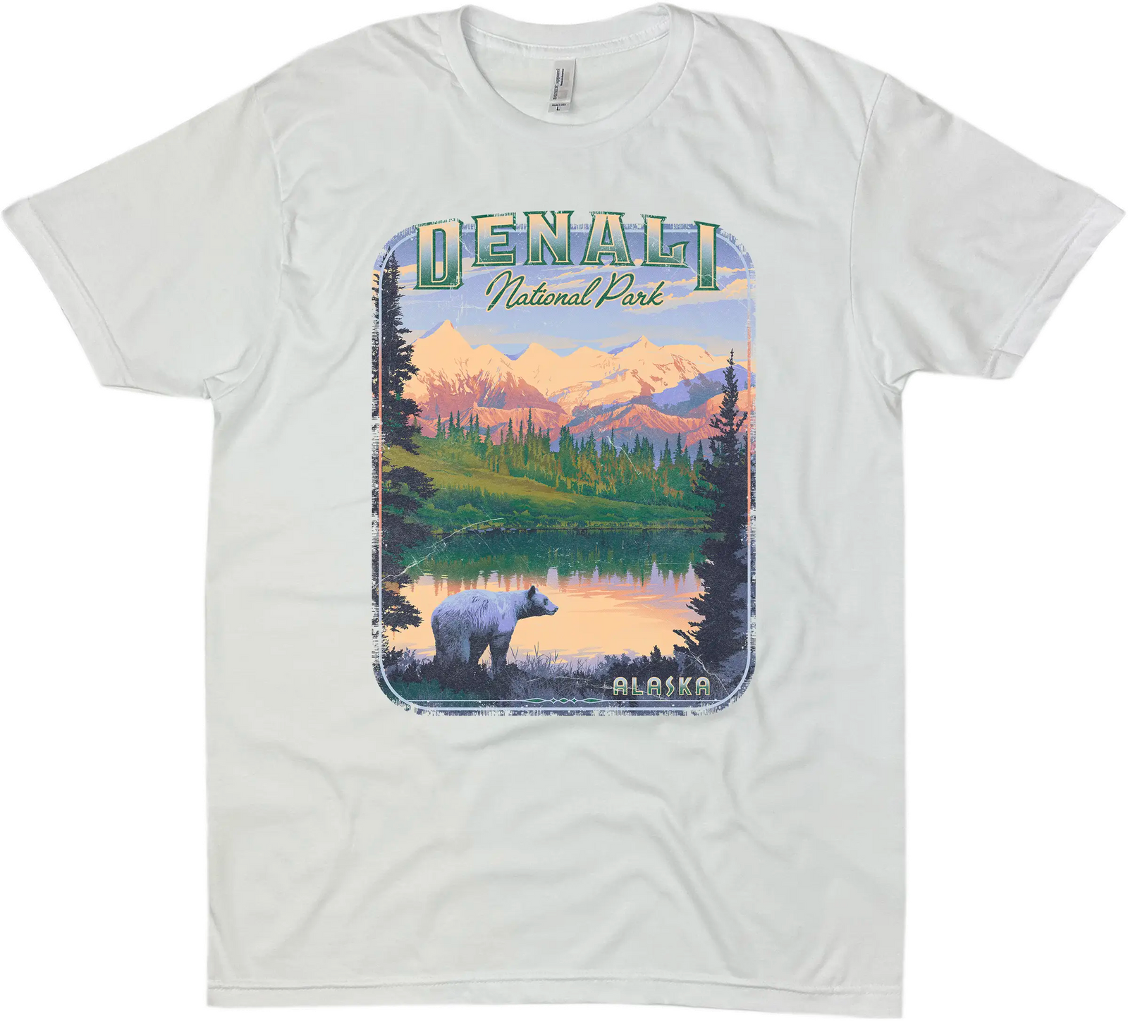 DENALI NATIONAL PARK ALASKA SOLID TEE