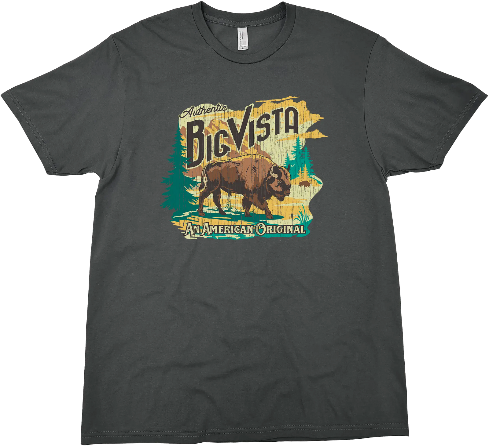 BIG VISTA BISON SOLID TEE