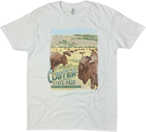 CUSTER STATE PARK BISON SOLID TEE