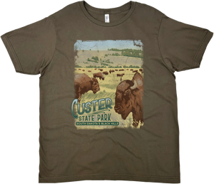 CUSTER STATE PARK BISON SOLID TEE