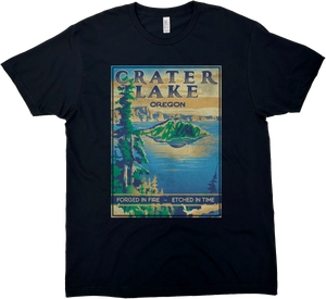 CRATER LAKE OREGON SOLID TEE