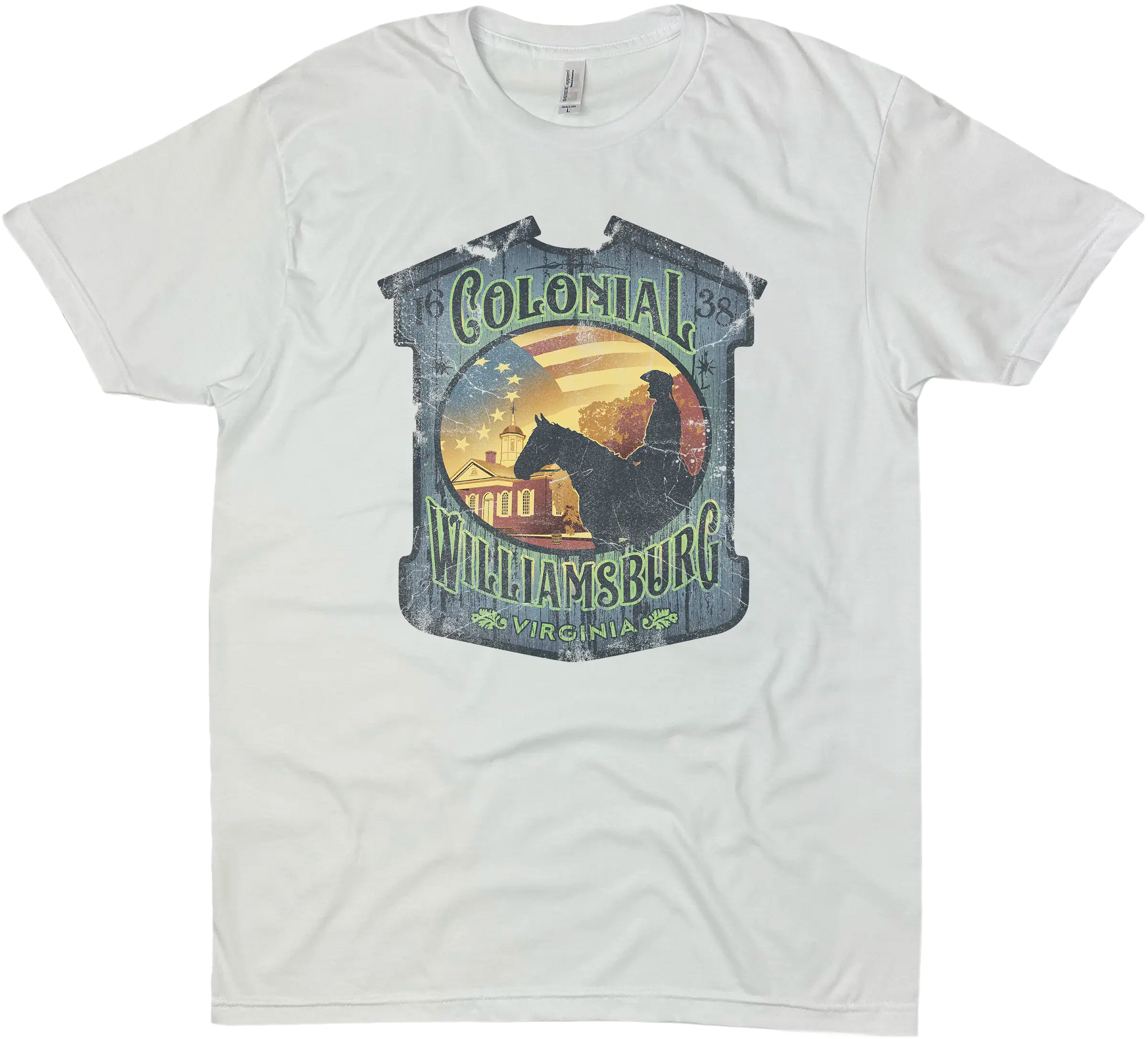 COLONIAL WILLIAMSBURG VIRGINIA SOLID TEE