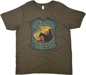 COLONIAL WILLIAMSBURG VIRGINIA SOLID TEE