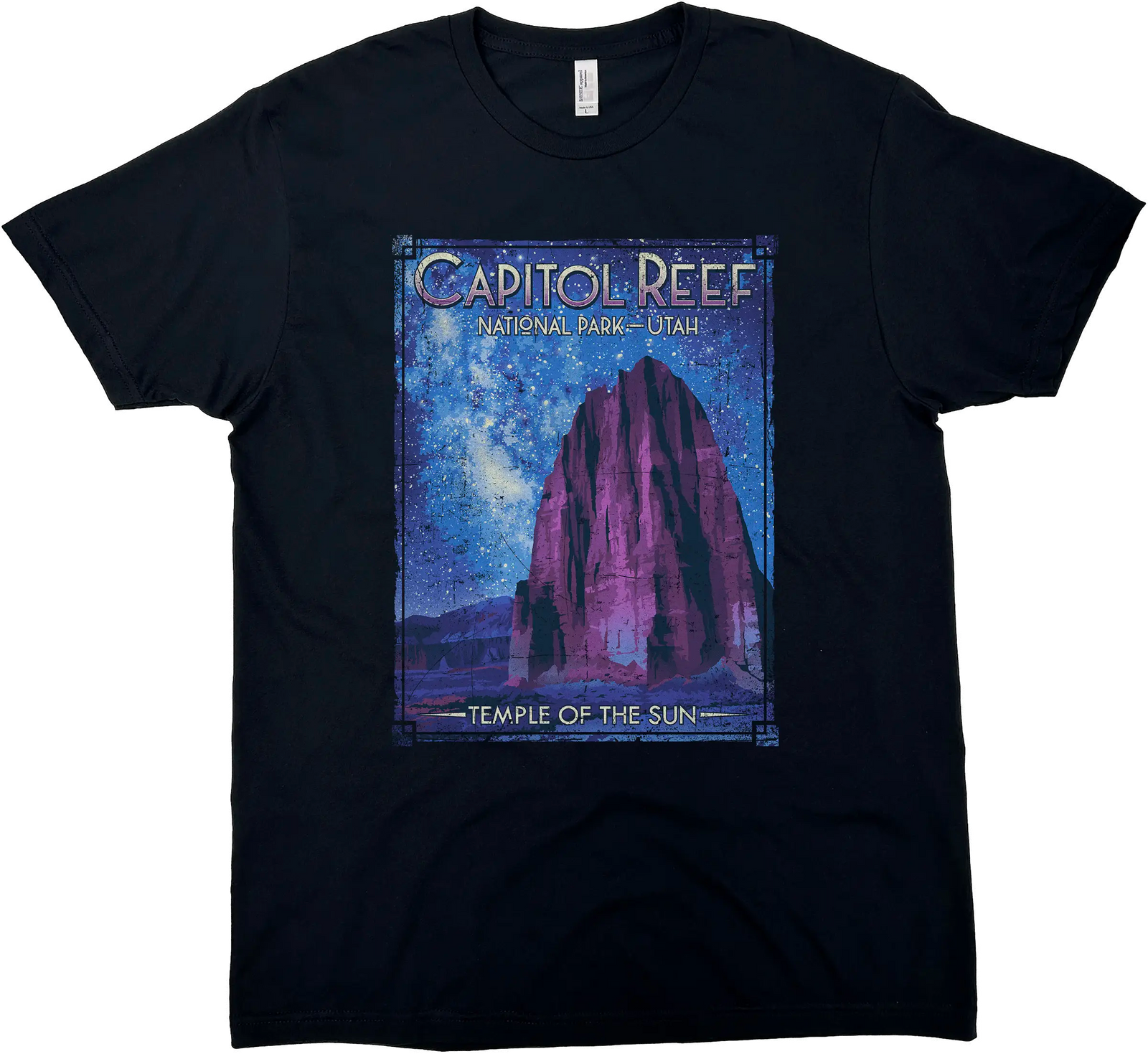 CAPITOL REEF NATIONAL PARK TEMPLE OF THE SUN SOLID TEE