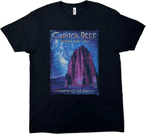 CAPITOL REEF NATIONAL PARK TEMPLE OF THE SUN SOLID TEE