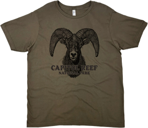 CAPITOL REEF NATIONAL PARK BIGHORN SOLID TEE