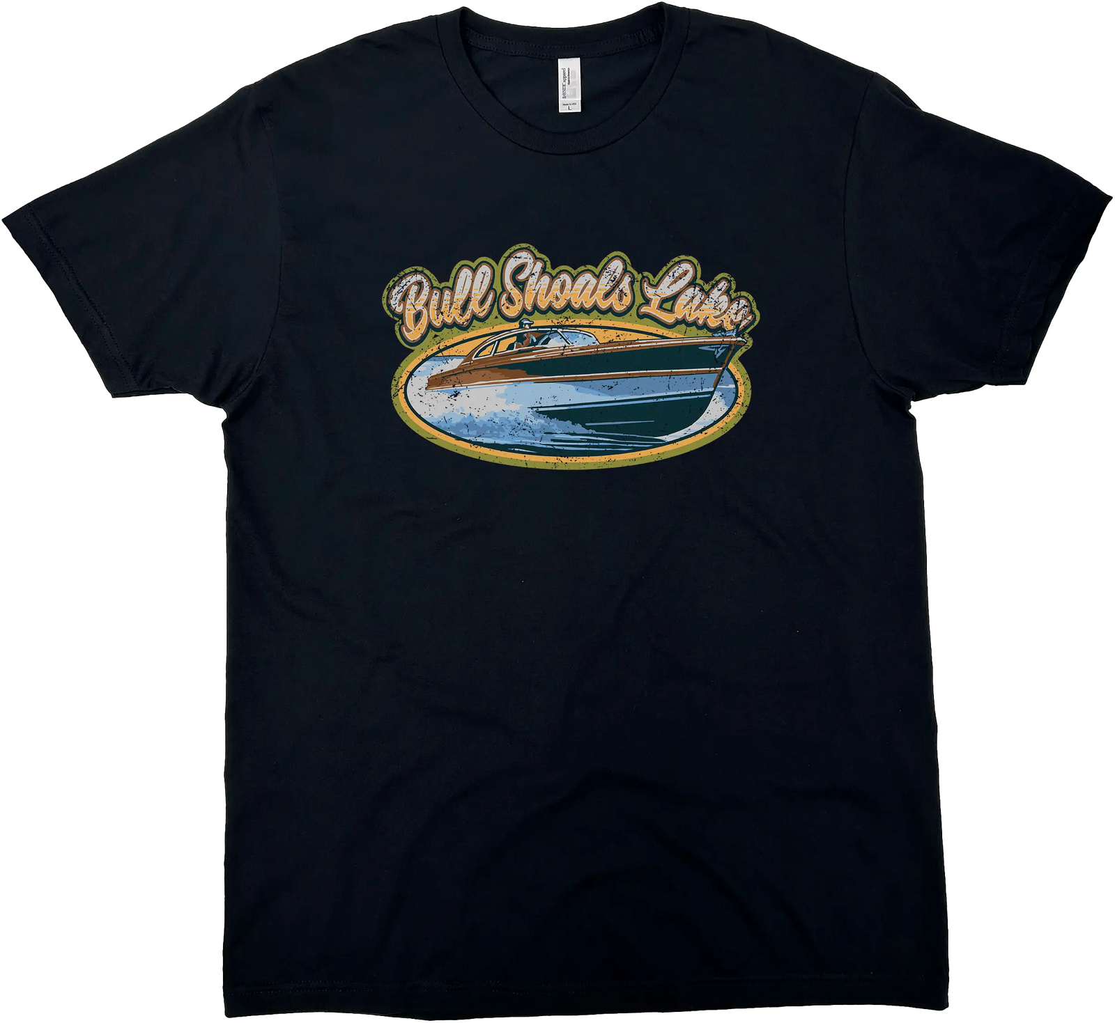 BULL SHOALS LAKE ARKANSAS OVAL SOLID TEE