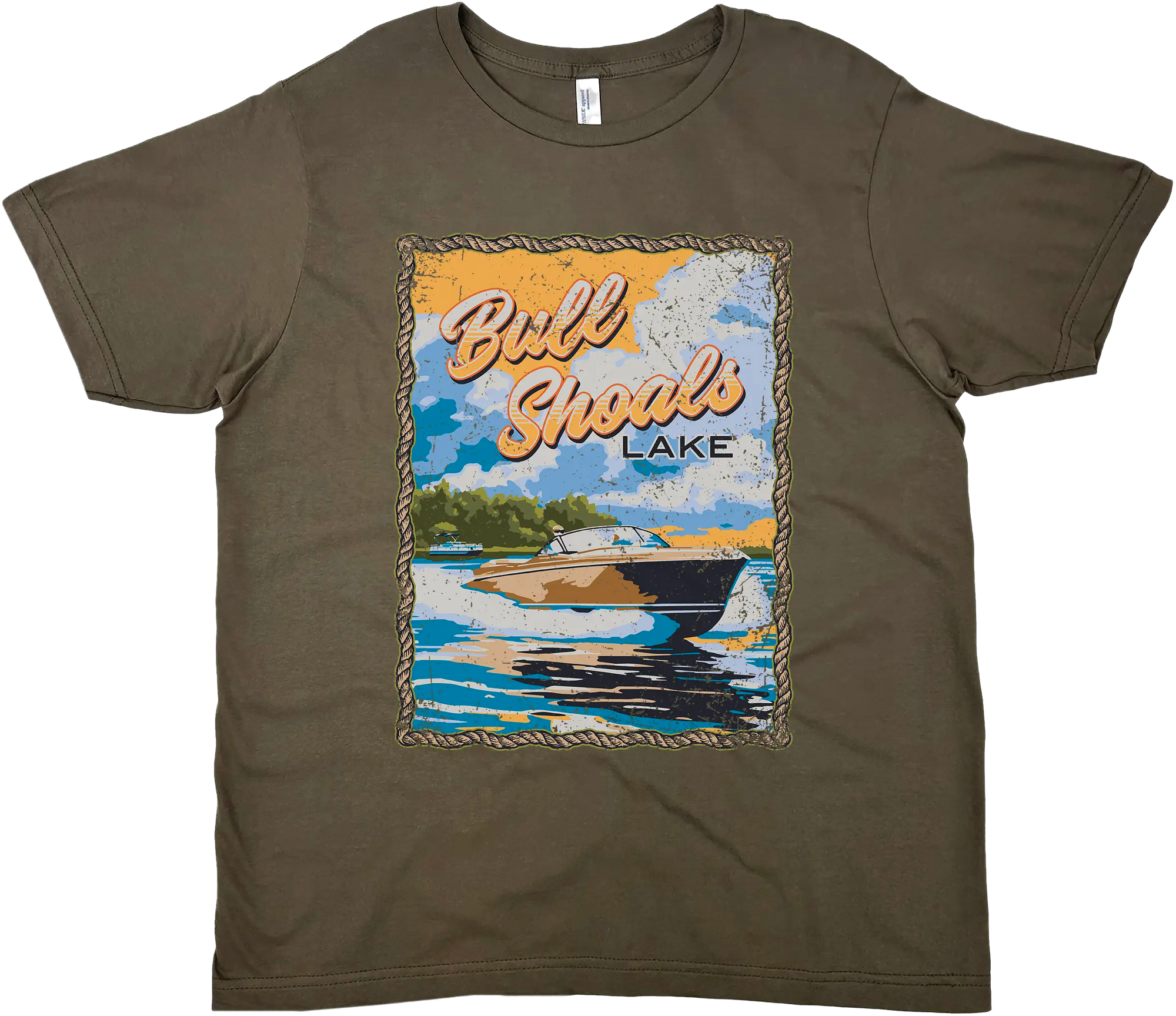 BULL SHOALS LAKE ARKANSAS SOLID TEE