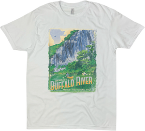 BUFFALO RIVER ARKANSAS SOLID TEE