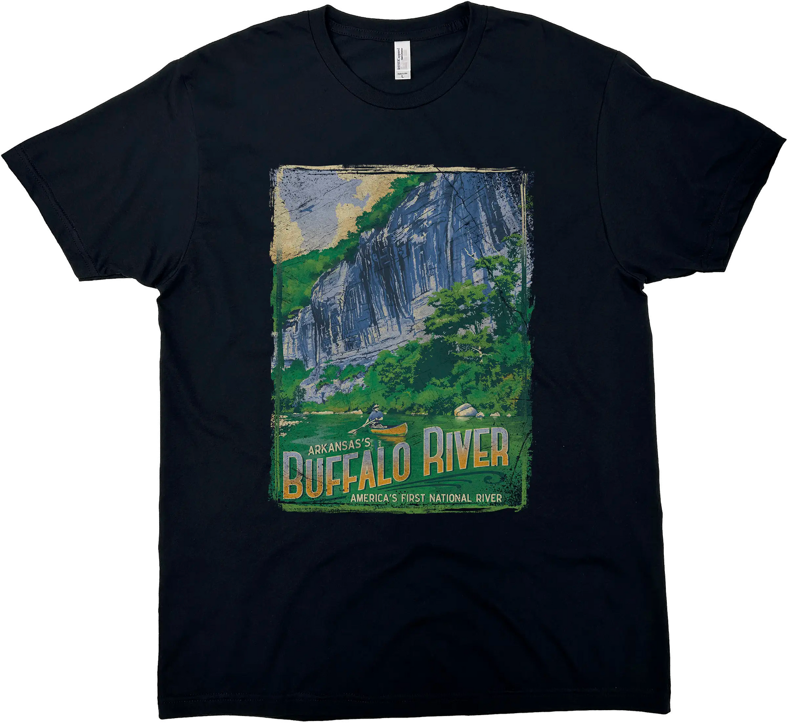 BUFFALO RIVER ARKANSAS SOLID TEE