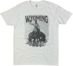 BRONCO RIDER WYOMING SOLID TEE
