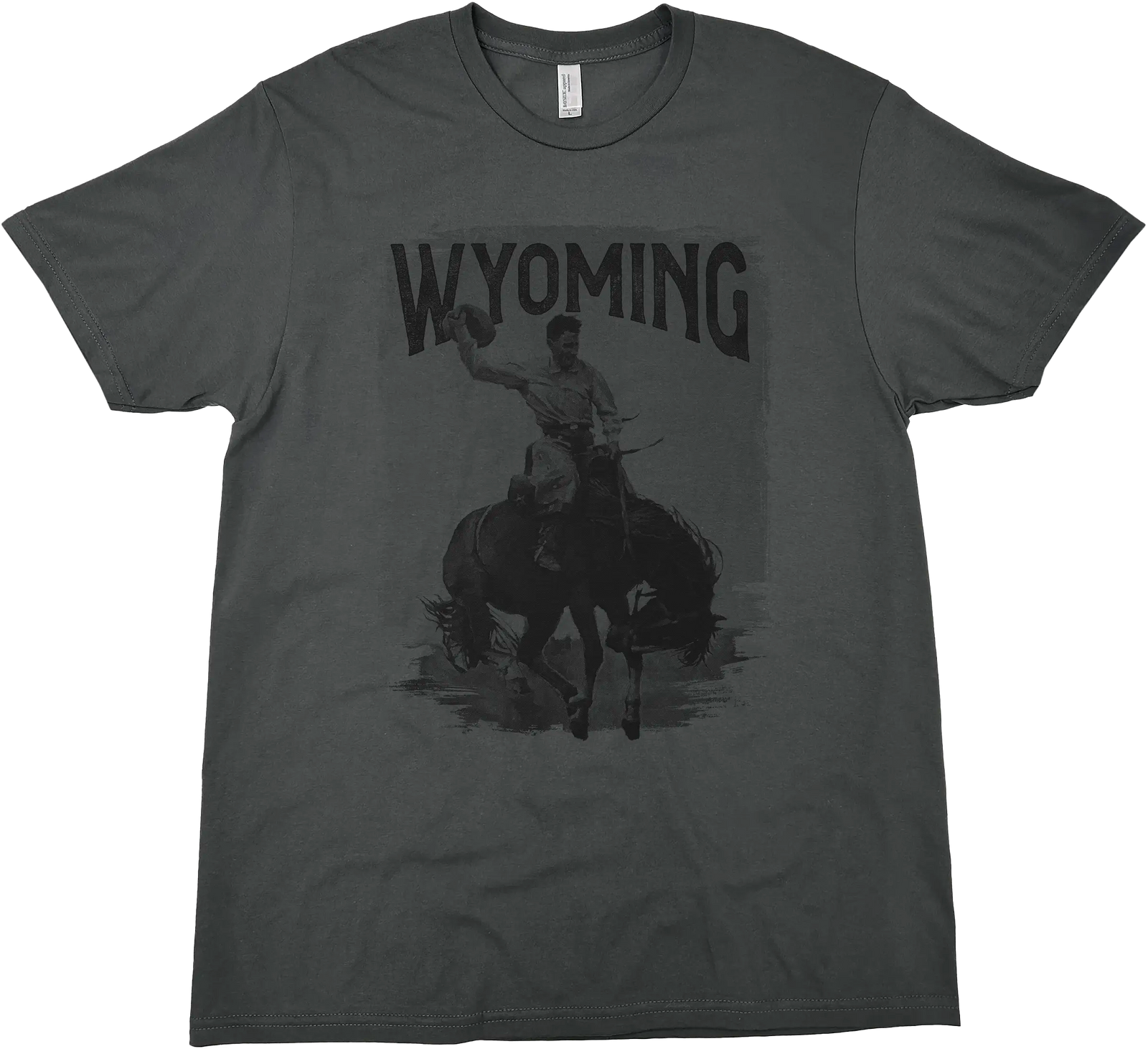 BRONCO RIDER WYOMING SOLID TEE