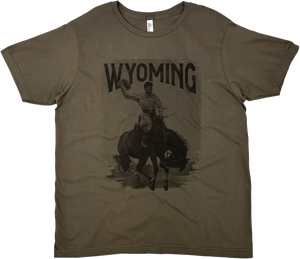 BRONCO RIDER WYOMING SOLID TEE