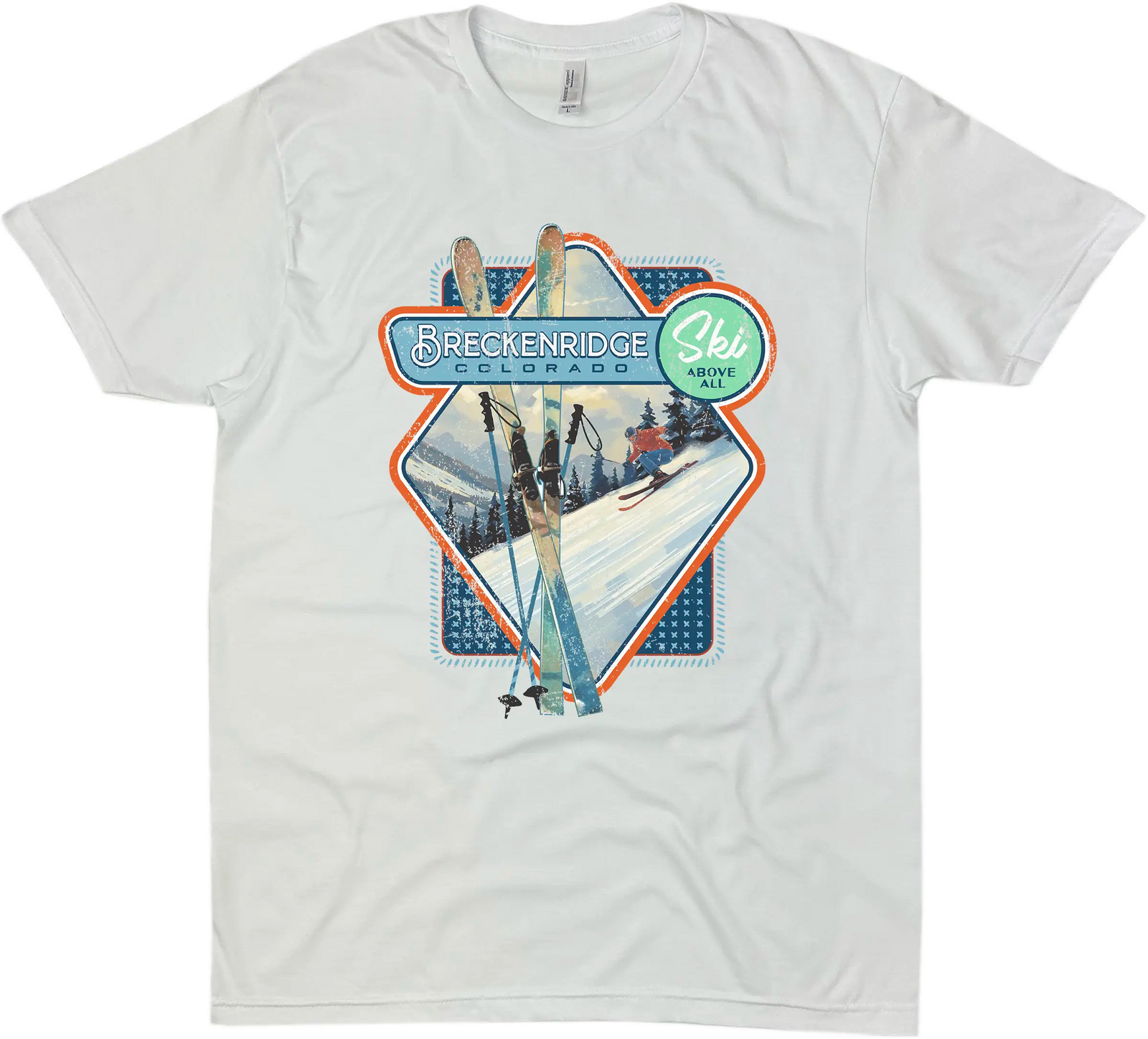 BRECKENRIDGE COLORADO SOLID TEE