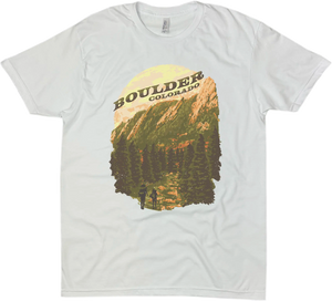 BOULDER COLORADO SOLID TEE