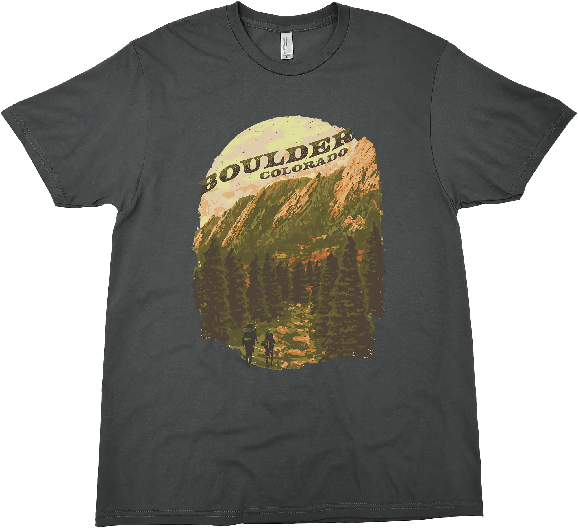 BOULDER COLORADO SOLID TEE