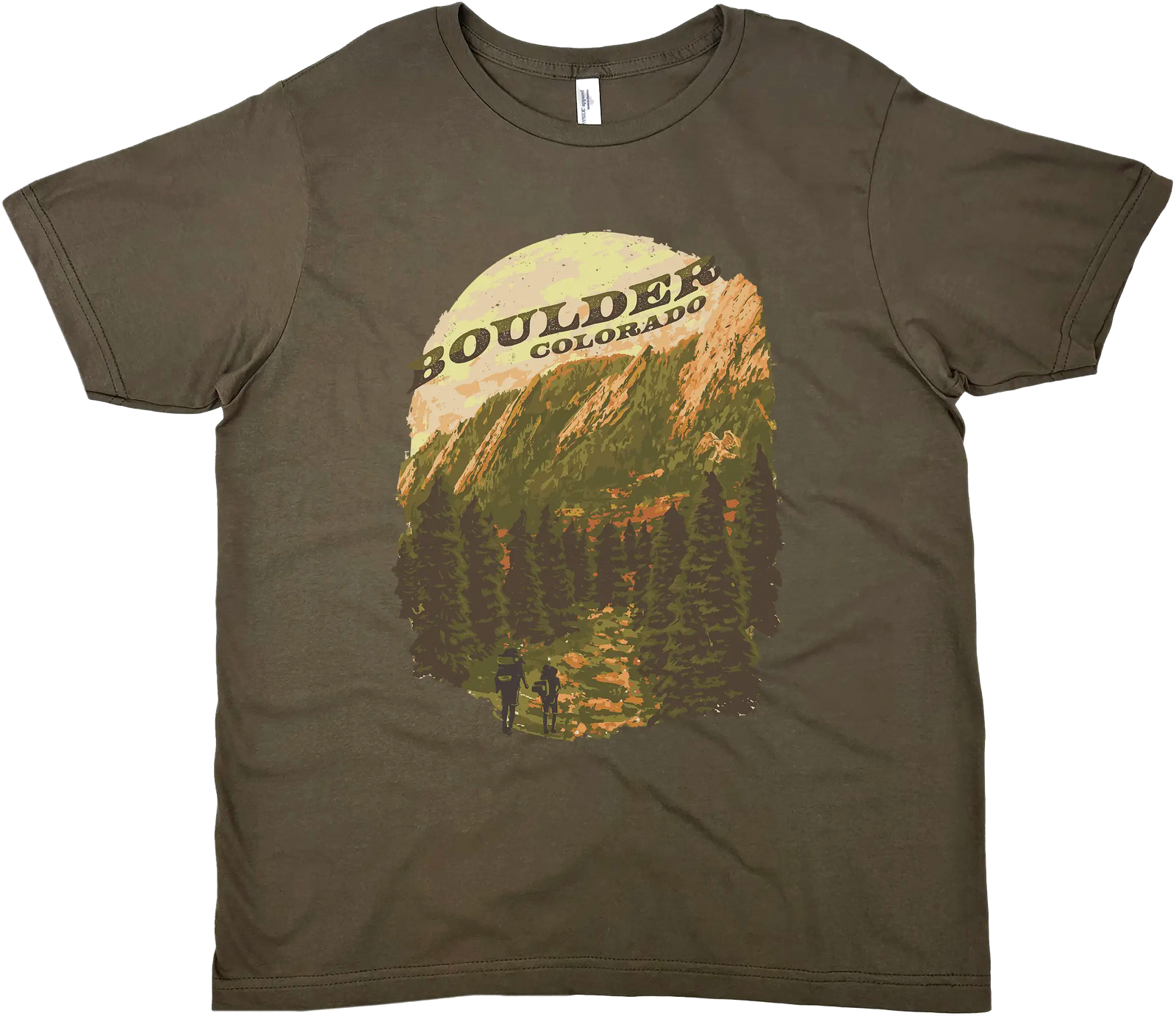 BOULDER COLORADO SOLID TEE