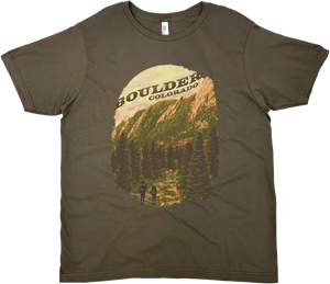 BOULDER COLORADO SOLID TEE